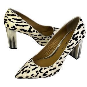 Donald J Pliner Pump Heels 9 M Calf Hair Animal Print Leopard Cheetah NEW